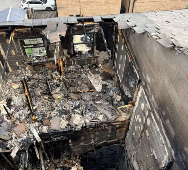 E-Scooter Incident Causes Significant House Fire in Normanton