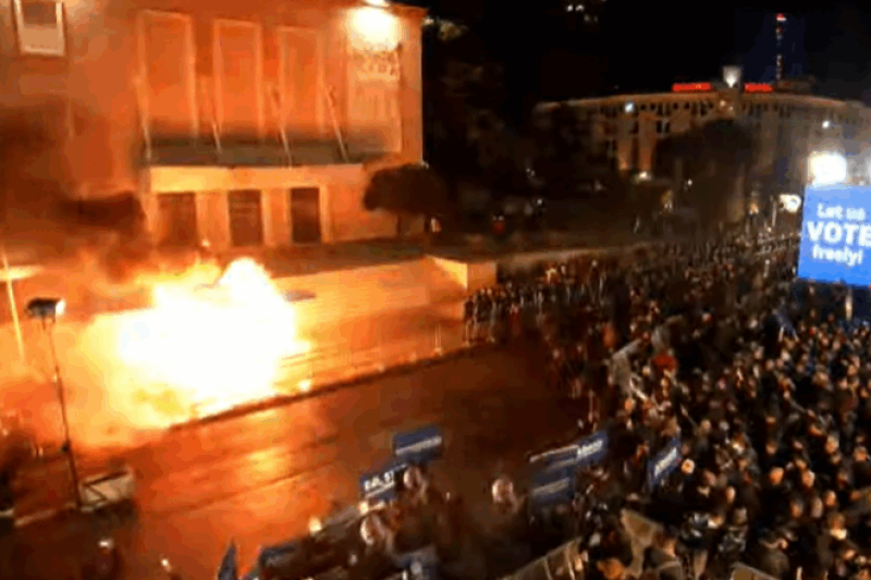 Albania Protests Intensify with Demonstrators Entering Prime Minister’s Office
