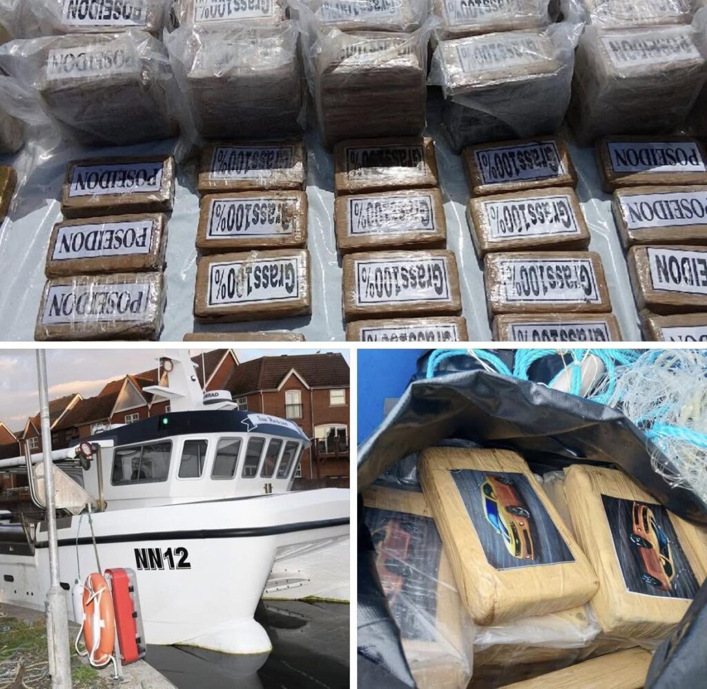 Five Men Arrested Following £34m Cocaine Seizure Off Coast