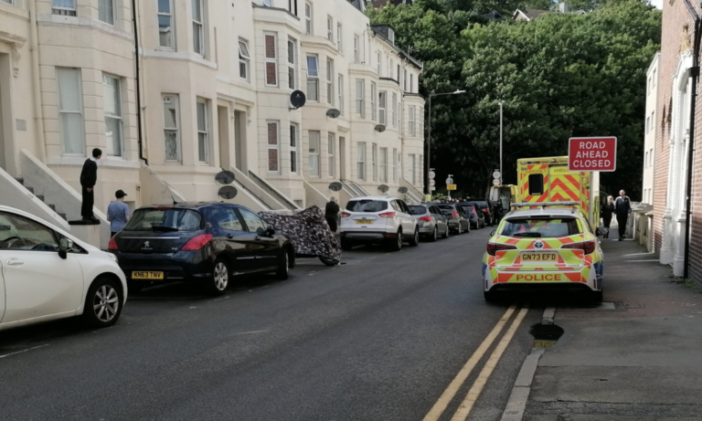 Air Ambulance Responds to Police Incident in Folkestone