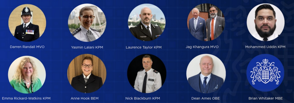 Ten Metropolitan Police Officers Recognised in King’s Birthday Honours for Public Protection