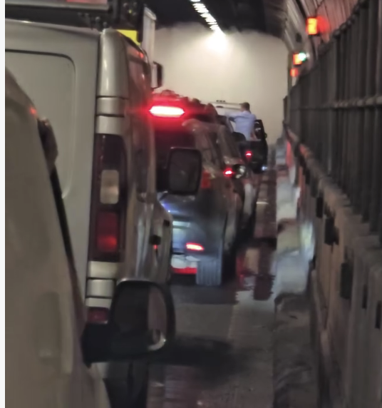 Vehicle Fire Causes Significant Delays in West Tunnel