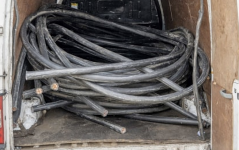 Two Arrested Following Discovery of Suspected Stolen Cable on M4 Vans