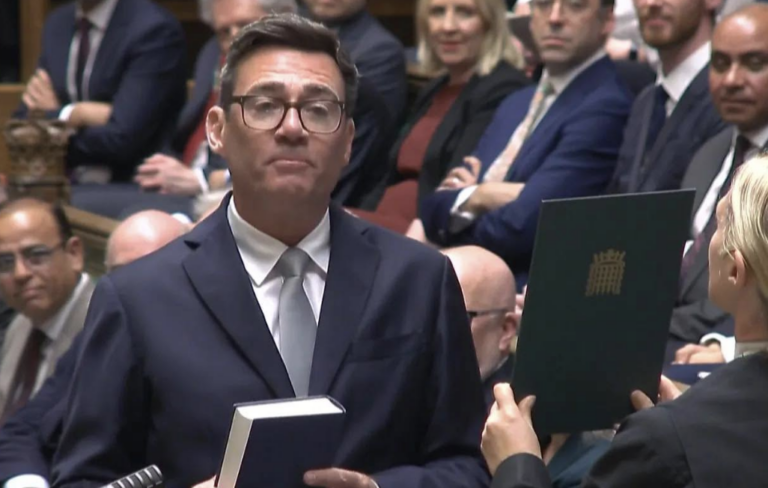 Andy Burnham Sworn In with Ambitions for Prime Minister Role