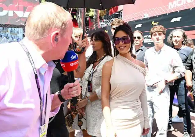 Kim Kardashian Avoids Interaction with Martin Brundle on Monaco F1 Grid