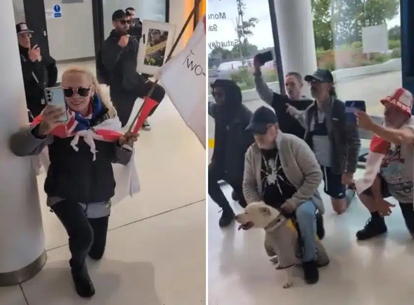 British Patriots Show Solidarity at Police Stations Over Henry Nowak