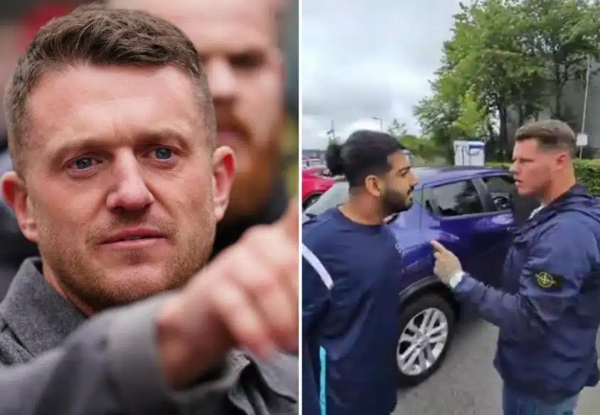 Tommy Robinson Accuses Ryan Ferguson of Racism Over Car Park Video