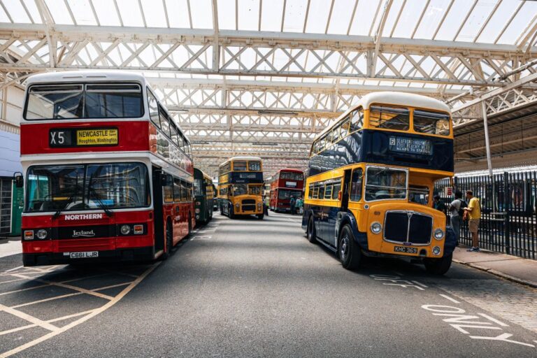 Vintage Buses Make a Comeback on Classic Bus Running Day