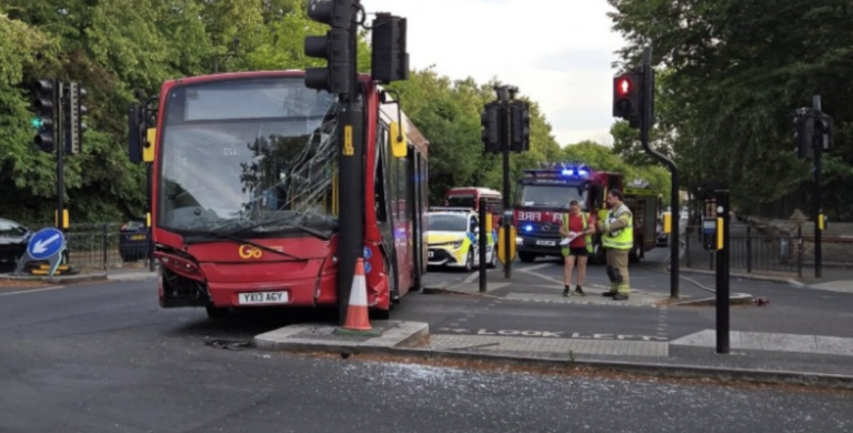 Bus Collision Closes College Road Near Crystal Palace